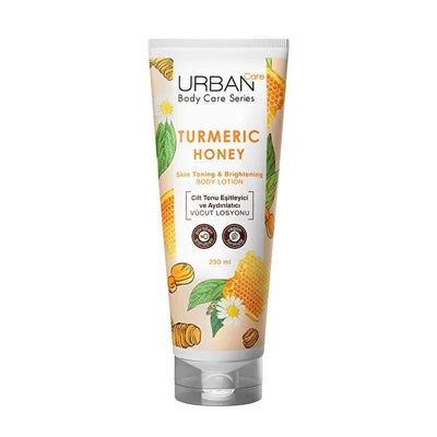 Urban Care Turmeric Honey Body Lotion - Natural Moisturizer for Dry Skin, 8.45 fl oz