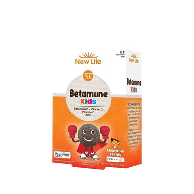 New Life Betamune Kids Dietary Supplement for Children - Immune System Support, 30 Chewable Tablets