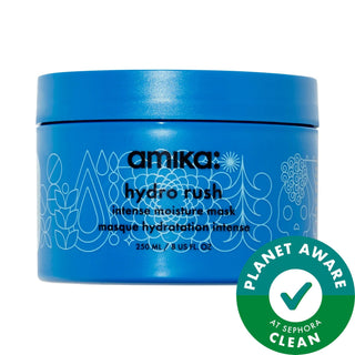 Hydro Rush Intense Moisture Hair Mask with Hyaluronic Acid - Hydrating Hair Mask for Dry, Damaged Hair Hydro Rush Hair Mask - Hydrating Treatment for Dry Hair hydrating hair mask, hyaluronic acid hair care, vegan hair products, cruelty-free beauty, moisturizing hair treatment for dry hair, hair care for wavy hair, hair care for curly hair, hair care for coily hair, squalane hair mask, silicone-free hair mask, natural hair hydration, long-lasting hair hydration