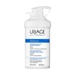 Uriage Xemose: Lipid-Replenishing Anti-Irritation Cream for Dry, Eczema-Prone Skin | Soothes Itch, Repairs Skin Barrier | 400ml Uriage Xemose Cream: Eczema & Dry Skin Relief | Lipid-Replenishing Uriage Xemose cream, lipid-replenishing cream, anti-irritation cream, dry skin cream, atopic dermatitis cream, eczema cream, sensitive skin moisturizer, baby eczema cream, fragrance-free moisturizer, hypoallergenic cream, dry skin, eczema, atopic dermatitis, sensitive skin, moisturizer, cream, skin care, Uriage, Xem