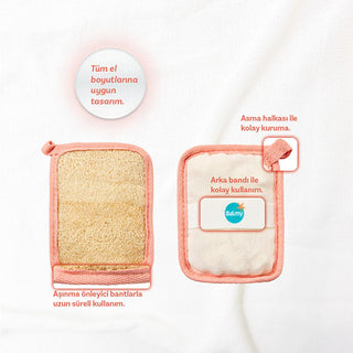 Balmy Nektari Soap-Filled Loofah Bath Sponge: Natural Exfoliating Loofah with Nectarine & Lemongrass - Deep Cleansing, Skin Renewal Balmy Nektari Soap Loofah: Exfoliating Bath Sponge - Natural Cleanse bath loofah, soap filled loofah, natural exfoliating loofah, nectarine lemongrass soap, natural bath soap, exfoliating bath sponge, deep cleansing loofah, Balmy Nektari, bath scrubber, skin renewal, bath sponge, exfoliating sponge, natural soap, loofah, body scrub, shower, cleansing, exfoliation, skincare, per