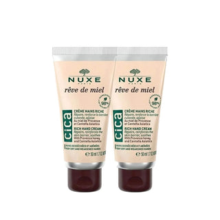 Nuxe Reve de Miel Intensive Moisturizing Hand and Nail Cream - 2x50ml - Hydrating & Nourishing for Dry Hands & Nails Nuxe Reve de Miel Hand Cream 2x50ml - Intensive Hydration Hand cream, Nail care cream, Moisturizing hand cream, Nuxe Reve de Miel, Intensive hydration, Skincare, Nail care, Dry skin relief, Hydrating hand cream, Nourishing hand cream, Natural skincare, Effective skincare, Gift ideas for her, Skincare routine, Hand care, Nail health