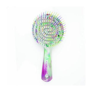 nascita pro oval hair brush in green marble, nascita pro hair brush with flexible bristles Nascita Pro Oval Hair Brush - 17 Color Marble | Green Nascita Pro Oval Hair Brush - Green Marble nascita, oval-hair-brush, green-marble, long-hair, beauty-tools, detangling-brush, hair-care, styling-tools, ai-generated, hair-brush