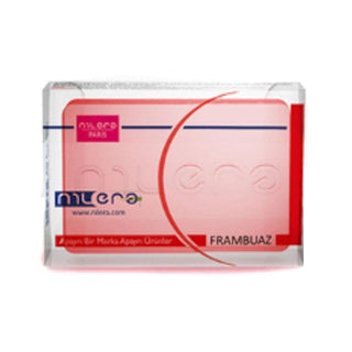 nilera frambuaz glycerin soap front view, nilera frambuaz glycerin soap back view, nilera frambuaz glycerin soap detailed view Nilera Frambuaz Glycerin Soap - Moisturizing Sweetness | 4.2 oz Nilera Frambuaz Glycerin Soap - Moisturizing Sweetness nilera, glycerin-soap, moisturizing-soap, natural-products, skincare, plant-based, vegan, luxury-soap, sustainable-beauty, ai-generated