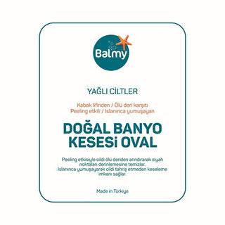 Balmy Kabak Natural Exfoliating Bath Mitt for Oily Skin - Dual-Sided, 100% Pumpkin Fiber Balmy Kabak Natural Exfoliating Bath Mitt for Oily Skin natural exfoliating mitt, pumpkin fiber bath glove, exfoliating bath mitt for oily skin, dual-sided bath mitt, Turkish-made skincare products, skincare for acne, natural skincare, exfoliating glove, bath mitt, oily skin care, skincare routine, skin renewal, gentle exfoliation, cotton towel, skincare essentials