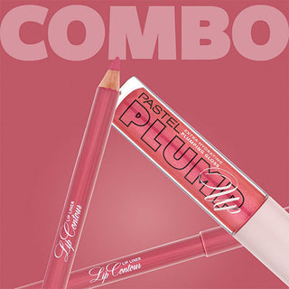 Pastel Perfect: Plumping Lip Gloss & Contour Liner Duo - Achieve Fuller, Defined Lips with Ultra-Glossy Finish Pastel Lip Plumper & Liner: Get Fuller, Defined Lips Instantly lip gloss, lip liner, lip plumper, lip contour, makeup set, fuller lips, defined lips, pastel lip gloss, plumping lip gloss, lip liner and gloss set, makeup enthusiasts, lip enhancement, easy application, ultra-glossy finish, vivid color, lip definition, lip volume, beauty, cosmetics, lip makeup, gifts for her, defined lip contours, lip