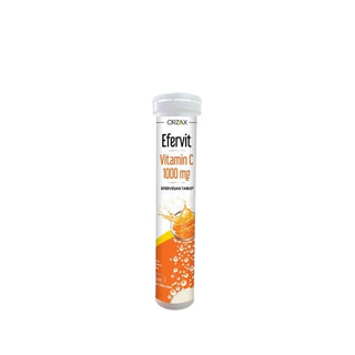 Orzax Efervit Vitamin C 1000mg Effervescent Tablets - Immune System Support & Antioxidant Boost Orzax Efervit Vitamin C 1000mg - Immune Support Vitamin C Supplement, Effervescent Vitamin C, High Dose Vitamin C, Immune System Support, Antioxidant, Health Supplements, Dietary Supplements, Orzax Efervit, Wellness Products