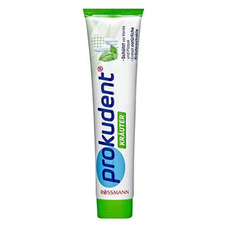 Prokudent Toothpaste with Chamomile & Sage Extracts - 125ml, Fluoride Oral Care for Adults Prokudent Toothpaste with Chamomile & Sage - Fluoride Oral Care toothpaste with chamomile and sage, adult oral care products, fluoride toothpaste, herbal toothpaste, Prokudent toothpaste, oral hygiene products, sensitive gums care, plaque protection, tartar prevention, sodium fluoride toothpaste, zinc fluoride toothpaste, gentle oral care, daily oral hygiene