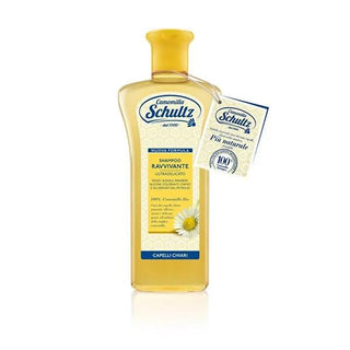 Schultz Organic Chamomile Revitalizing Shampoo for Light & Blonde Hair - Paraben-Free, Silicone-Free, Dermatologically Tested Schultz Organic Chamomile Shampoo - Revitalize Light & Blonde Hair organic shampoo, chamomile shampoo, revitalizing shampoo, paraben-free shampoo, silicone-free shampoo, dermatologically tested hair care, natural hair care, blonde hair care, light hair shampoo, gentle shampoo, sulfate-free shampoo, chemical-free hair care, eco-friendly hair products