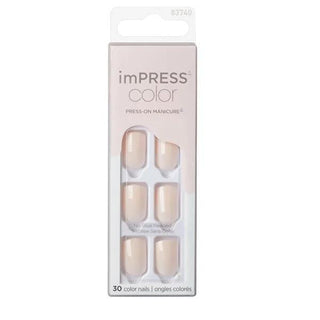 Impress Color Press-On Nails - Short Point Pink, Easy DIY Nail Art & At-Home Nail Care Impress Color Press-On Nails - Easy At-Home Nail Care press-on nails, adhesive nail tips, at-home nail care, DIY nail art, short point nails, pink nails, nail beauty, nail care, cosmetics, beauty products, nail enhancements, nail tips