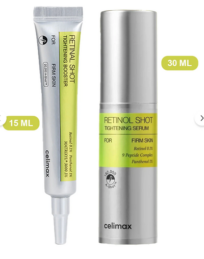 Celimax Retinal & Retinol Duo Set | Tightening Booster 15ml + Anti-Aging Serum 30ml