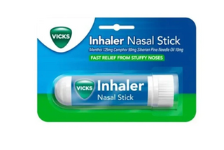 Vicks Inhaler Nasal Stick | Menthol & Camphor | Fast Relief for Nasal Congestion