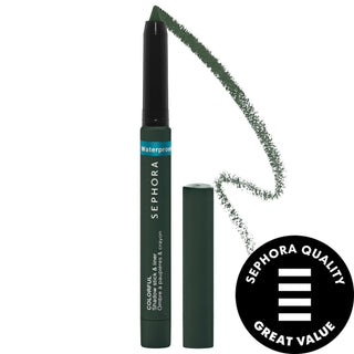 Sephora Colorful® Waterproof Eyeshadow & Eyeliner Multi-Stick: 12-Hour Wear, Smudge-Proof Definition - Versatile Eye Makeup Pencil Sephora Waterproof Eyeshadow & Eyeliner - Long Lasting Eye Makeup waterproof eyeshadow, waterproof eyeliner, long lasting eyeliner, smudge proof eyeshadow, transfer proof eyeliner, eyeshadow stick, eyeliner pencil, 12 hour eyeshadow, 12 hour eyeliner, Sephora eyeliner, eyeshadow, eyeliner, waterproof makeup, long lasting makeup, smudge proof makeup, transfer proof makeup, multi-