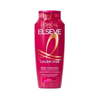 Loreal Elseve Color Vive: UV Protection Color Protecting Shampoo for Vibrant, Long-Lasting Color Treated Hair - Red Peony Extract, 300ml Loreal Color Vive Shampoo: UV Color Protection for Vibrant Hair color protecting shampoo, color treated hair shampoo, UV protection shampoo, hair color maintenance, red peony shampoo, color vive shampoo, Loreal shampoo, shampoo for colored hair, hair protection, shampoo, shampoo, color protection, hair care, UV filter, red peony extract, color vibrancy, hair nourishment, c