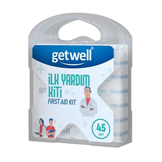 Getwell First Aid Kit - Emergency Medical Supplies for Home, Outdoor, and Workplace Safety Getwell First Aid Kit - Essential Medical Supplies first aid kit, emergency medical supplies, health and safety kit, basic first aid, accident response kit, home safety, outdoor safety, workplace safety, medical emergency preparedness