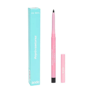 Soda Eyeliner Pencil - Waterproof, Long-Lasting Eye Makeup with Built-in Sharpener - Black Heart Soda Eyeliner Pencil - Waterproof & Long-Lasting Eye Makeup eyeliner pencil, waterproof eye makeup, long-lasting eye makeup, cosmetics, eye pencil with sharpener, black heart, soda cosmetics, durable eye makeup, easy-to-use cosmetics, vibrant eye colors, makeup essentials, beauty products, long-wearing eyeliner
