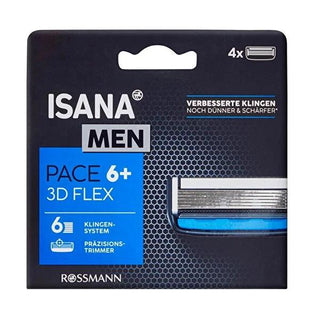 Isana Men Shaving Blades 4 Pack - Compatible with Isana Pace System - Convenient Bulk Packaging for Men Isana Men Shaving Blades 4 Pack - Smooth Shaving Isana Men Shaving Blades, Replacement Shaving Blades, Isana Pace Shaving System Blades, Men's Grooming Shaving Accessories, Compatible Shaving Blades for Isana Pace, Shaving Blades for Men, Bulk Shaving Blades, Isana Pace Compatible Blades, Men's Shaving Essentials, Grooming for Men