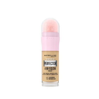 Maybelline New York Instant Perfector Glow 4in1 Foundation Makeup - Light Medium Shade, Liquid, 0.68 fl oz Maybelline New York 4in1 Foundation - Light Medium Maybelline New York Foundation, 4in1 Foundation, Instant Perfector Glow, Light Medium Foundation Shade, Liquid Foundation, Glow Finish Makeup, Foundation Makeup, Makeup for Everyday Use, Multifunctional Makeup, Beauty Essentials, Makeup for Light to Medium Skin Tones, Liquid Makeup, Radiant Finish Foundation