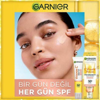 Garnier Vitamin C Brightening Daily Sunscreen SPF50+ - Radiant & Protected Skin, Dark Spot Reduction, Vegan & Sensitive Skin Friendly, 1.35 fl oz Garnier Vitamin C SPF50+ Sunscreen: Brighten & Protect! Vitamin C sunscreen, SPF50+ facial cream, Brightening sunscreen, Sunscreen for sensitive skin, Vegan sunscreen, Daily sun protection, Dark spot reduction sunscreen, Garnier sunscreen, Luminous sunscreen, Radiant skin sunscreen, Facial Sunscreen, Sun Protection, Skincare, Beauty, Vegan, Sensitive Skin, UVA Pro