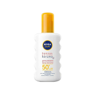 Nivea Sun SPF50 Sunscreen Spray for Sun Allergy Protection - 200ml Nivea Sun SPF50 Sunscreen Spray for Sun Allergy Nivea Sun, SPF50 sunscreen, sun allergy protection, sunscreen spray, anti-sun allergy spray, outdoor protection, sun care, allergy relief, Nivea sunscreen, SPF50 spray