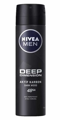 Nivea Men Deep Dimension Deodorant - 48 Hour Protection | 150ml
