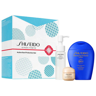 Shiseido Active Sun Protection Set SPF 60+: Anti-Aging, Water Resistant Sunscreen & Wrinkle Smoothing for Outdoor Activities Shiseido Sunscreen SPF 60: Active Sun Protection & Anti-Aging sunscreen SPF 60, sun protection set, active sunscreen, anti-aging sunscreen, paraben-free sunscreen, sulfate-free sunscreen, water resistant sunscreen, wrinkle smoothing cream, skincare set for sun protection, sun care gift set, sunscreen, sun protection, skincare, anti-aging, paraben-free, sulfate-free, water resistant, w