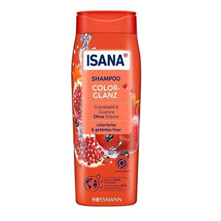 Isana Shampoo for Colored Hair with Pomegranate & Guarana Extracts - Silicone-Free, 10.14 fl oz Isana Colored Hair Shampoo - Silicone-Free & Natural shampoo for colored hair, silicone-free shampoo, natural hair care products, pomegranate shampoo, guarana extract hair care, hair care, colored hair care, nourishing shampoo, color-preserving shampoo, Isana shampoo