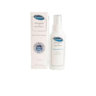 Crystalin Antiseptic & Disinfectant Solution 100ml - Gentle, Alcohol-Free Wound Care for Sensitive Skin Crystalin Antiseptic Solution 100ml - Gentle & Effective antiseptic solution, wound cleaning, disinfectant spray, neutral pH antiseptic, alcohol-free wound care, antibiotic-free antiseptic, gentle antiseptic, sensitive skin care, wound care products, first-aid kit essentials, hypoallergenic antiseptic
