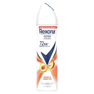 Rexona Women's 72-Hour Antiperspirant Deodorant Spray - Peach & Lemon Balm Scent, Long-Lasting Freshness for Active Women Rexona 72-Hour Women's Deodorant Spray - Peach & Lemon Balm women's deodorant spray, antiperspirant deodorant, 72-hour protection, peach and lemon balm scent, long-lasting freshness, active women, confidence, sweat protection, odor protection, Rexona, women's grooming, personal care, antiperspirant, deodorant spray, fragrant deodorant