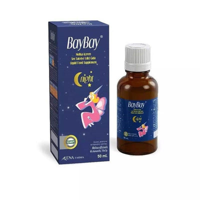 BayBay Herbal Relaxation Supplement - Melisa, Papatya, Ihlamur Extracts in 50ml Liquid Dietary Supplement for Natural St