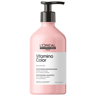 L'Oréal Vitamino Color Care Shampoo: Sulfate-Free, Color Safe Shampoo for Vibrant, Long-Lasting Hair Color & Intense Shine - Best Shampoo for Color Treated Hair L'Oréal Color Care Shampoo: Vibrant Color, Color Safe Formula color safe shampoo, shampoo for color treated hair, color care shampoo, color protecting shampoo, fading color shampoo, shampoo for vibrant hair, shine enhancing shampoo, Resveratrol shampoo, daily color shampoo, hair color protection, color-treated hair, salon color services, vibrant hai