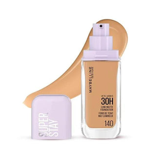 Maybelline Super Stay Lumi Matte Foundation 140 - Long Lasting, Matte Finish, Lightweight Coverage for All Skin Tones Maybelline Super Stay Lumi Matte Foundation - Long Lasting Matte Makeup Maybelline Super Stay Lumi Matte Foundation, Long Lasting Foundation, Matte Finish Makeup, Lightweight Foundation, Foundation for Various Skin Tones, Cosmetics, Makeup Essentials, Beauty Products, Longwear Foundation, Matte Foundation, Makeup for All Skin Types