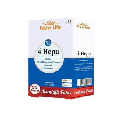 New Life - Liver Support Supplement with Milk Thistle, Artichoke, and Choline - 90 Capsules, Gluten-Free, Lactose-Free