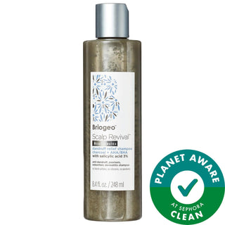 Scalp Revival Anti-Dandruff Charcoal Shampoo by Briogeo - Relieves Dandruff, Scalp Irritation & Flaking - Maximum Strength Anti-Dandruff Formula Briogeo Scalp Revival Anti-Dandruff Shampoo - Maximum Strength Relief anti-dandruff shampoo, dandruff relief, charcoal shampoo, salicylic acid shampoo, lactic acid shampoo, scalp care, scalp health, dandruff treatment, psoriasis relief, seborrheic dermatitis treatment, gentle shampoo, sulfate-free shampoo, hair care, scalp revival, briogeo