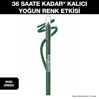 maybelline-tattoo-liner-vivid-green, maybelline-gel-eye-pencil-vivid-green Maybelline New York Tattoo Liner - Vivid Green | Gel Eye Pencil Maybelline Tattoo Liner - Vivid Green maybelline, tattoo-liner, gel-eye-pencil, vivid-green, waterproof-liner, smudge-proof, long-lasting, makeup, eyeliner, ai-generated