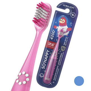 Splat Ultra Junior Çocuk Diş Fırçası - Ekstra Yumuşak, Gümüş İyonlu, Bisfenol A İçermeyen Splat Ultra Junior Çocuk Diş Fırçası - Sağlıklı Dişler için çocuk diş fırçası, ultra yumuşak diş fırçası, gümüş iyonlu diş fırçası, çocuklar için diş fırçası, Bisfenol A içermeyen diş fırçası, sağlıklı diş gelişimi, çocuk hijyen ürünleri, diş fırçalama, çocuk sağlığı, ağız hijyeni