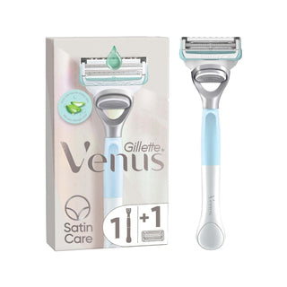 Gillette Venus Satin Care Bikini Trimmer for Women - Gentle Skin Care for Intimate Areas Gillette Venus Satin Care Bikini Trimmer - Gentle & Precise Bikini Trimmer, Gillette Venus, Satin Care, Women's Grooming, Personal Care, Intimate Area Grooming, Gentle Skin Care, Precise Trimming, Easy Grooming, Personal Hygiene, Beauty Care, Women's Shaving Products
