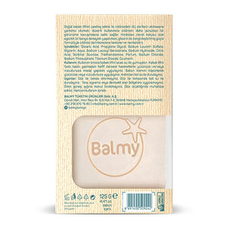 Balmy Natural Loofah Soap with Coconut Scent - Exfoliating, Moisturizing, and Gentle on Skin Balmy Natural Loofah Soap - Exfoliate & Moisturize natural loofah soap, exfoliating soap, coconut scented soap, glycerin enriched soap, natural skincare products, gentle skincare, moisturizing soap, exfoliating skincare, coconut soap, glycerin soap, skincare essentials, bath and body products, natural bath products