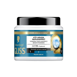 Gliss Aqua Revive Hydrating Hair Care Mask with Hyaluron & Seaweed Extract - 48 Hour Hydration, Nourishing & Shiny Hair Gliss Aqua Revive Hair Mask - 48 Hour Hydration Hair care mask, Hydrating hair mask, Hyaluronic acid hair care, Seaweed extract hair benefits, Intensive hair hydration, Hair nourishment, Hydrating hair treatment, Hair care routine, Healthy hair, Shiny hair, Hair mask with hyaluron, Hair mask with seaweed extract, Hair care products for dry hair