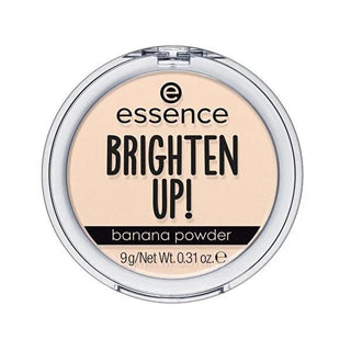 Essence Brighten Up Banana Powder - Yellow Tint Setting Face Powder for Brightening, Mattifying, & Baking - Translucent Matte Finish Essence Banana Powder: Brighten, Mattify & Set Makeup! banana powder, setting powder, face powder, matte powder, yellow setting powder, brightening powder, translucent powder, makeup setting powder, makeup, face, powder, beauty, cosmetics, mattifying powder, baking powder, highlighting powder, yellow powder, translucent setting powder, makeup setting, gifts for her, gifts for 