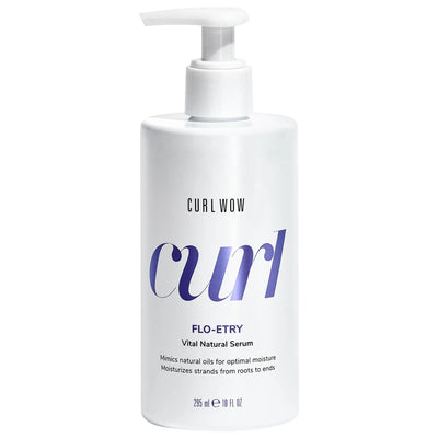Curl Wow Hydrating Hair Serum for Curly & Coily Hair - Natural, Vegan, Cruelty-Free, Frizz Reduction & Moisture