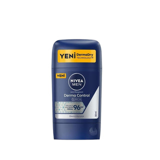 Nivea Derma Control Clinical Strength Deodorant Stick for Men - Long Lasting Odor Protection, 1.69 fl oz Nivea Derma Control Deodorant Stick - Long Lasting Protection Nivea Deodorant Stick, Men's Deodorant, Clinical Strength Deodorant, Derma Control Deodorant, Antiperspirant Stick for Men, Long Lasting Odor Protection, Sensitive Skin, Gentle Deodorant, Men's Grooming, Personal Care