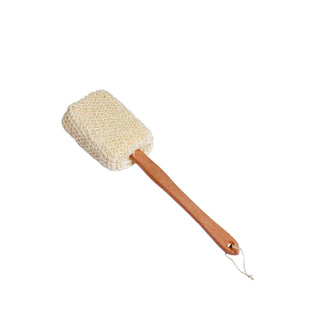 Lionesse Spa Sisal Back Brush L-434 - Natural Exfoliating Back Cleaner for Spa Experience at Home Lionesse Sisal Back Brush - Spa Quality Exfoliation Back brush, Sisal back brush, Spa back brush, Exfoliating back brush, Skincare tools, Natural skincare, Spa products, Exfoliation tools, Personal grooming, Skincare routine, Spa experience at home, Lionesse, L-434