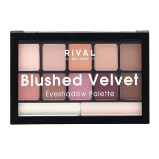 Rival de Loop Eyeshadow Palette: Blush Velvet - Intense Color, Versatile Shades, Affordable Makeup Pallet, Highly Pigmented Eyeshadow Colors Rival de Loop Eyeshadow Palette - Highly Pigmented, Versatile Colors Eyeshadow palette, Makeup palette, Eyeshadow colors, Affordable eyeshadow, Highly pigmented eyeshadow, Cosmetic eye makeup, Color eyeshadow, Makeup enthusiasts, Versatile color options, Affordable beauty products, Intense color payoff, Variety of shades, Includes Mica, Dimethicone, Ethylhexyl Palmitat