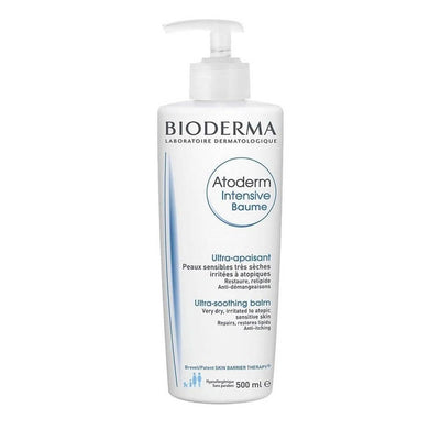 Bioderma Atoderm Intensive Baume 500ml - Moisturizing Cream for Dry Skin, Soothing Hydration for Face & Body