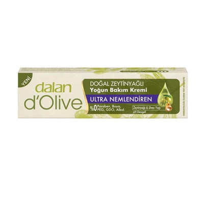Dalan d'Olive Olive Oil Moisturizer - Intense Hydration Hand & Body Cream for Dry Skin, Natural Skincare with Antioxidan