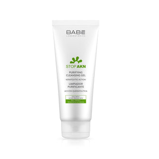 Babe Stop Akn: Purifying Facial Cleansing Gel - Control Acne, Deep Cleanse & Maintain Clear Skin (200ml/6.76 fl oz) Babe Stop Akn: Acne Face Wash & Purifying Cleansing Gel acne face wash, facial cleansing gel, purifying face cleanser, Babe Stop Akn, anti-acne cleanser, blemish control face wash, oily skin cleanser, acne treatment, purifying effect, gel cleanser, acne-prone skin, skincare, facial cleanser, blemishes, clear skin, healthy complexion, face wash, anti-blemish, oily skin, acne solution, facial ca