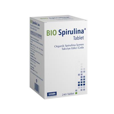 Assos Bio Spirulina 240 Tablet - Organic Spirulina Supplement for Nutritional Support
