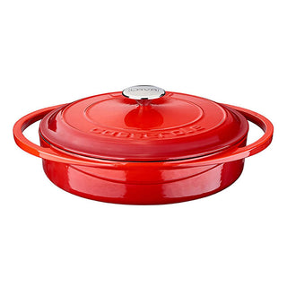Lava Cast Iron Cookware - Heritage Series Multi-Purpose Pan 11 Inch, Durable Enamel Finish, Dishwasher Safe - Ideal for Home Cooks Lava Cast Iron Cookware - Durable & Easy Clean cast iron cookware, enamel cookware, dishwasher safe cookware, multi-purpose cookware, Lava cast iron cookware, heritage series, durable cookware, easy clean cookware, home cook essentials, cooking essentials, kitchen must-haves