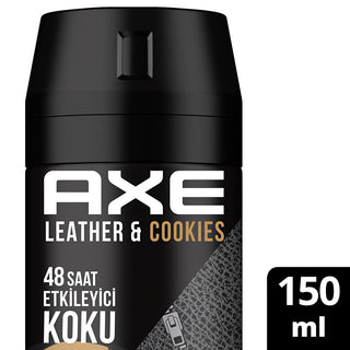 Axe Leather & Cookies Deodorant Spray for Men: 48 Hour Odor Protection, Long Lasting Fresh Scent with Cardamom & Mandarin Notes Axe Leather & Cookies Deodorant: 48 Hour Freshness! Axe deodorant, men's deodorant spray, long lasting deodorant, kakule mandalina deodorant, leather cookies deodorant, 48 hour odor protection, fresh scent deodorant, body spray for men, deodorant, body spray, men's grooming, fragrance, cardamom, mandarin, leather, suede, cookie, vanilla, personal care, odor protection, axe body spr